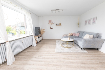 Willkommen in Ihrem neuen Zuhause – 3-Zimmer-Wohnung mit Wohlfühlcharakter - Wohnzimmer