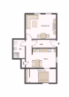 Grundriss - Frisch renovierte Wohnung für Singles oder Paare!