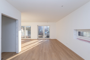 MUSTERBILD offener Wohn-Kochbereich - Jetzt in Ihre Traumimmobilie einziehen! Exklusives Doppelhaus.