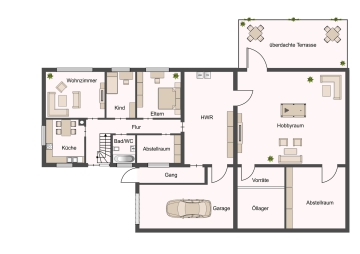 Erdgeschoss - Einfamilienhaus mit massig Platz! Solaranlage, Garage, Wintergarten und vieles mehr!