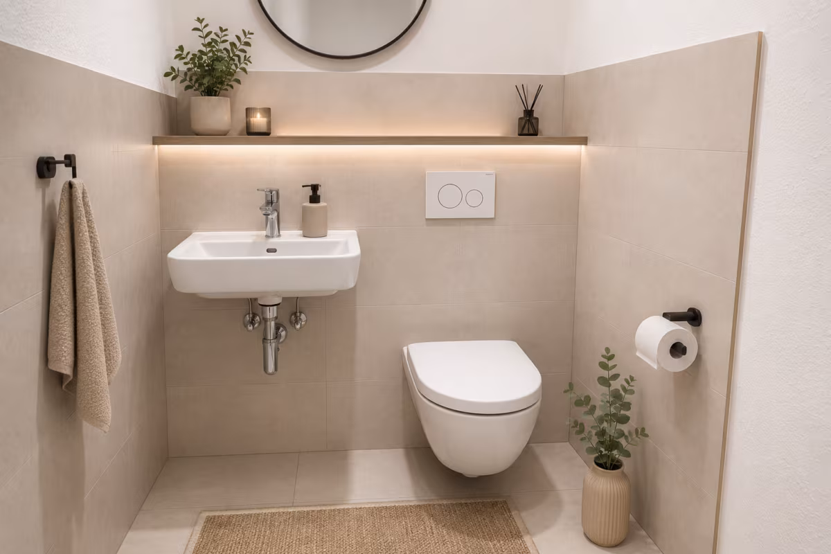 Gaste-WC - KI generiert