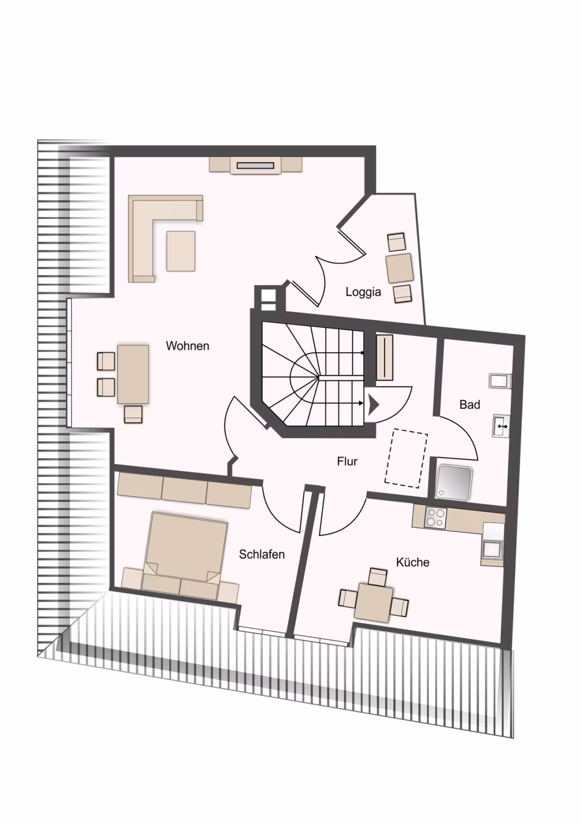 Dachgeschosswohnung