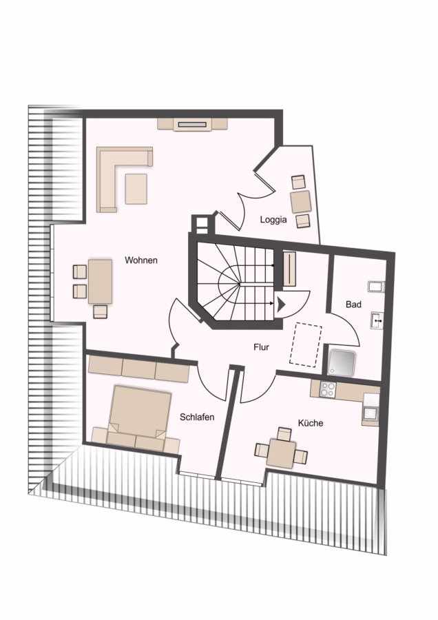 Dachgeschosswohnung