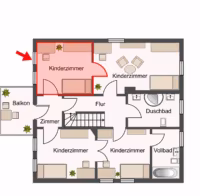 Lageplan Zimmer