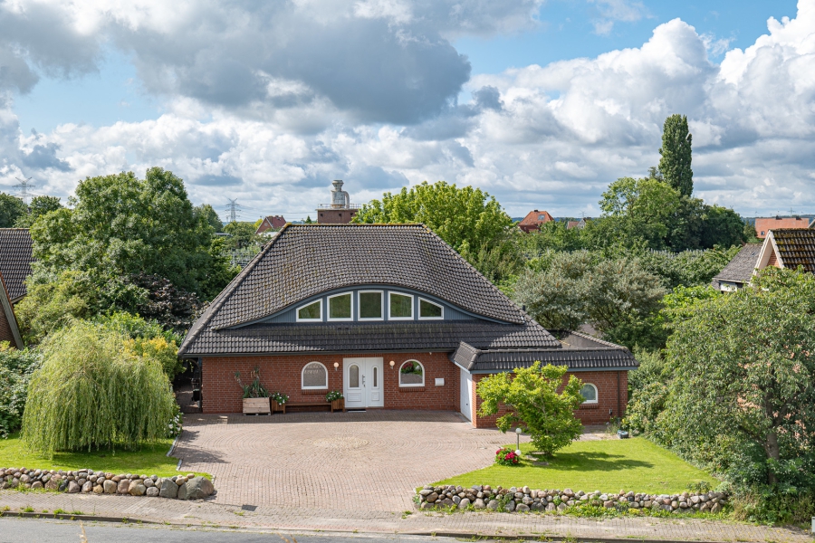 Außenansicht - Exklusiv ausgestattete Immobilie direkt am Deich sucht neue Bewohner!