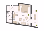 Grundriss - Exklusives Wohnen in der Altstadt von Stade – stilvoll möblierte 1-Zimmerwohnung in Toplage