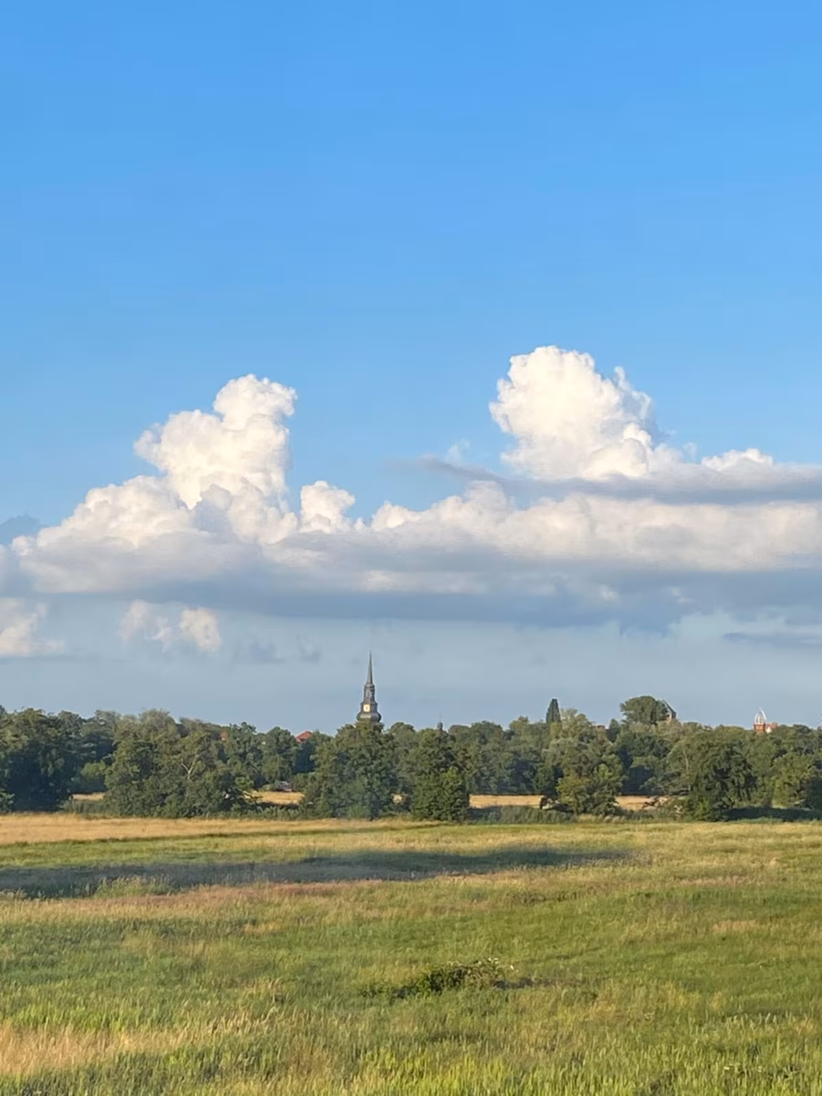 Blick auf Stade von den Schwingewiesen aus