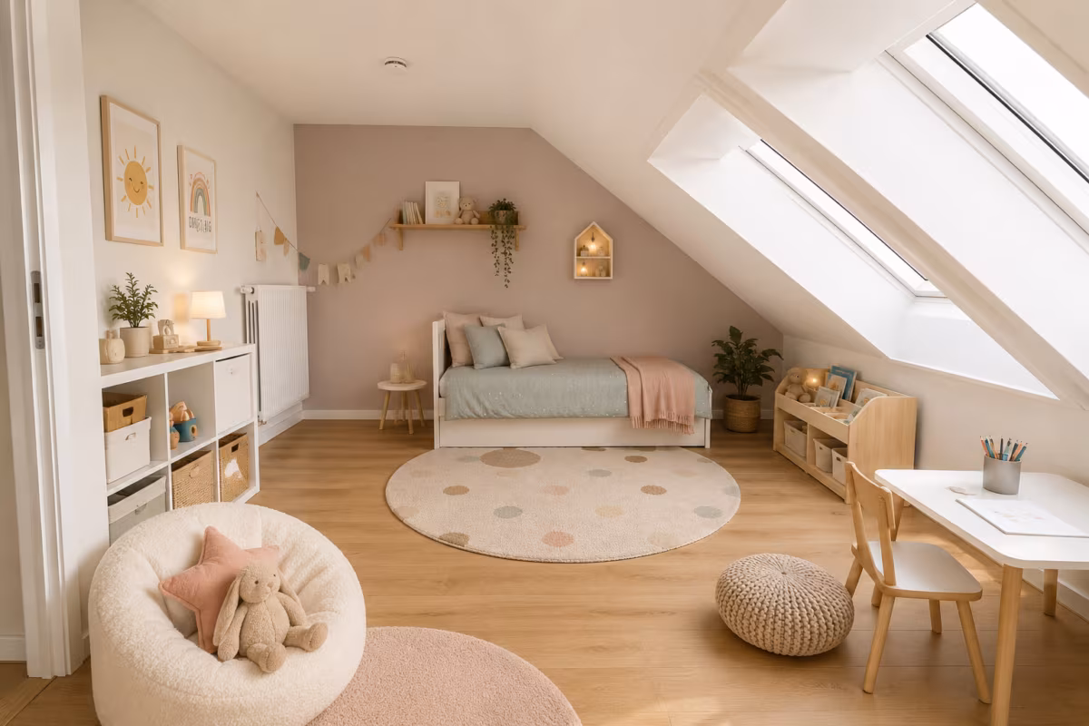 Kinderzimmer 2 DG - KI generiert